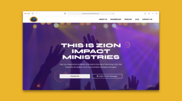 Zion Impact Ministries Website