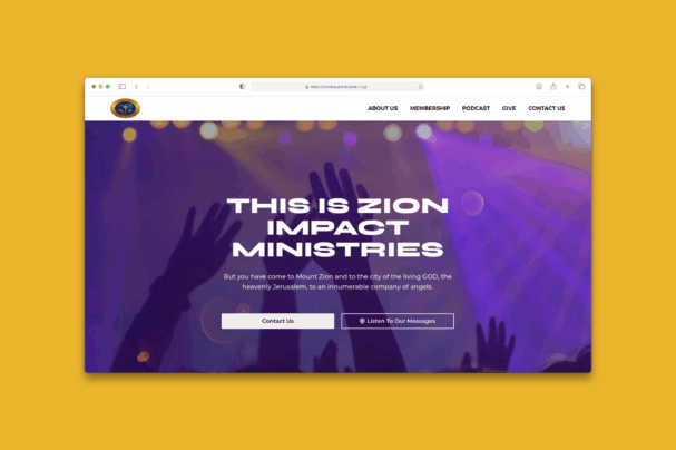 Zion Impact Ministries Website